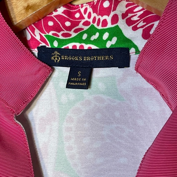 Brooks Brothers Pink and Green Floral Dress - Picture 4 of 7